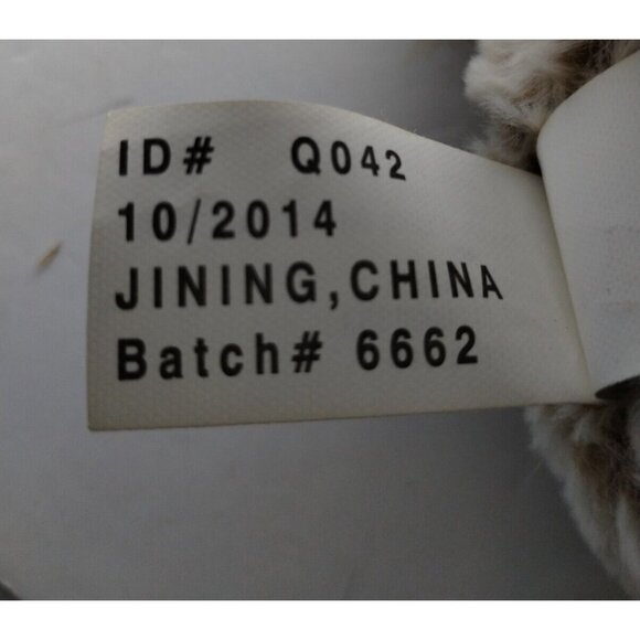 Plush Puppy Dog Stuffed Animal Toy with Heart‎ Paw Design & Red Love Ribbon 2014 - Picture 9 of 10